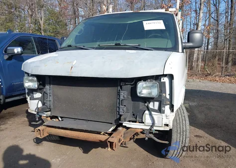 2008 Chevrolet Express Work Van from USA, damaged, VIN 1GCHG35K281109754